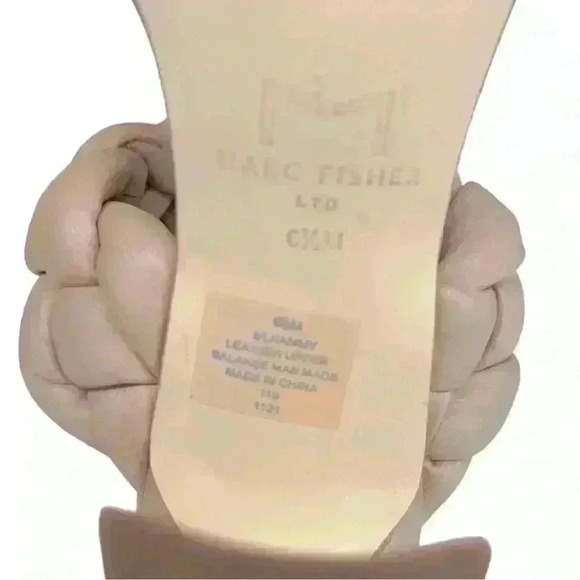 Marc Fisher Hammy Braided High Heel Slide Sandals, Size 6.5 - Picture 6 of 8